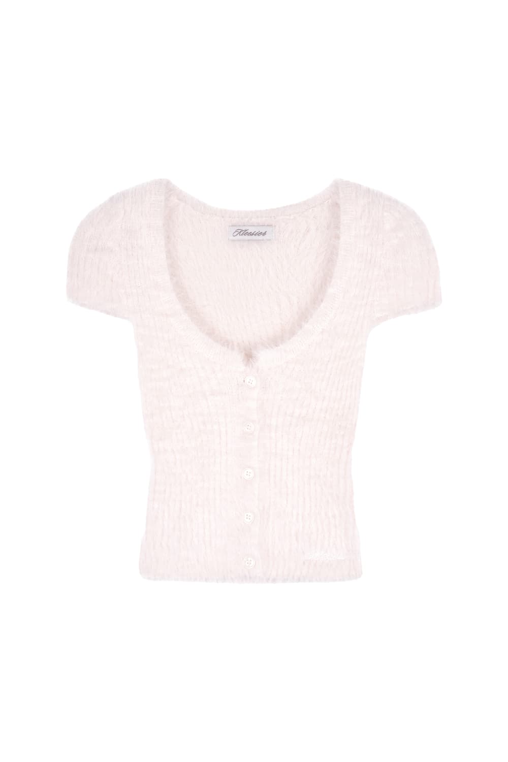 (새상품) 클리시어 코튼캔디 앙고라 퍼 가디건 cotton candy 상품이미지2