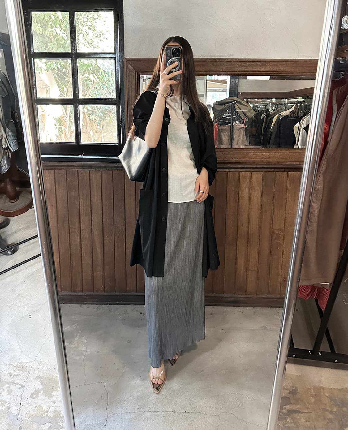 PLEATS PLEASE long pleated skirt 상품이미지4