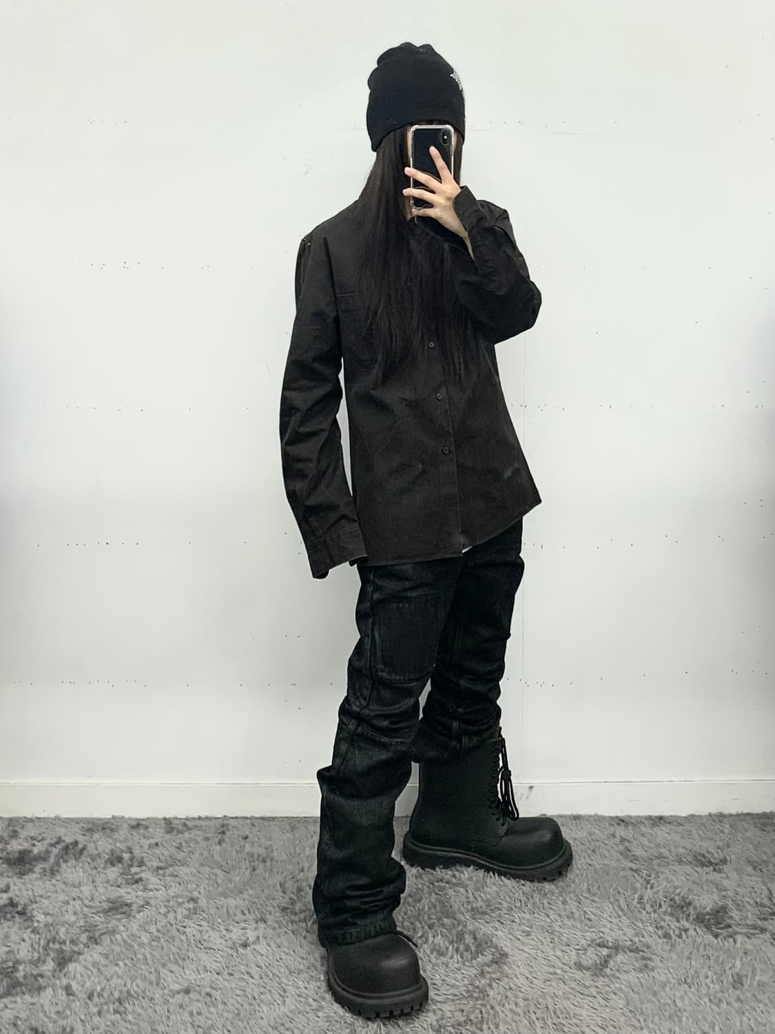 아페쎄 90s 크랙 셔츠(made france) 상품이미지1