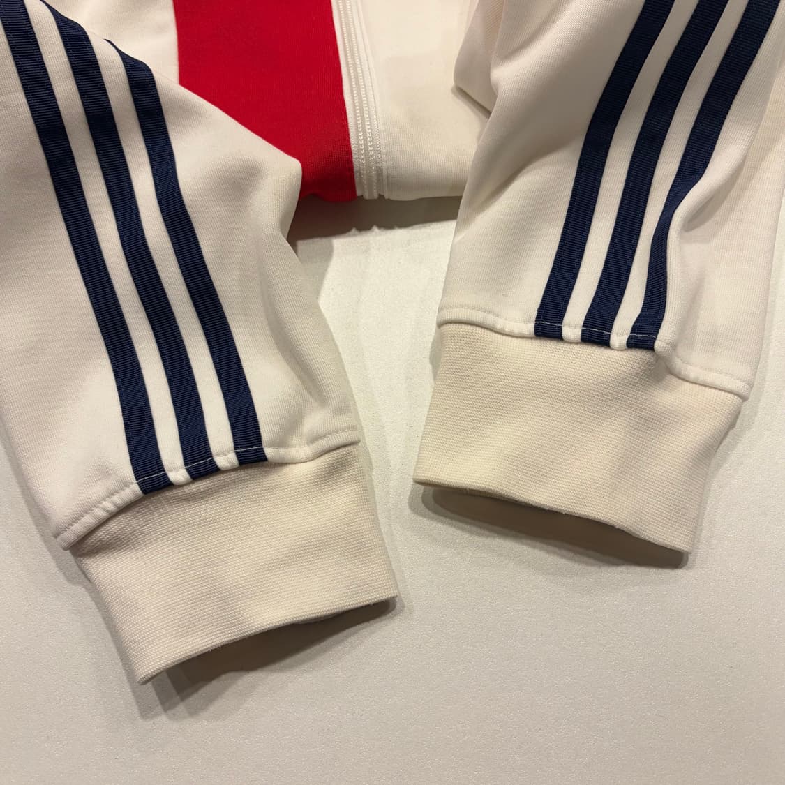 [95] 05s 아디다스 잉글랜드 삼선 화이트 레드 트랙탑 져지 B946 상품이미지9