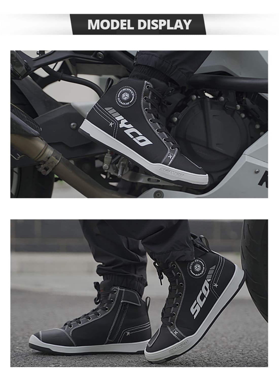 라이더 오토바이 부츠 신발 의류 상품이미지8