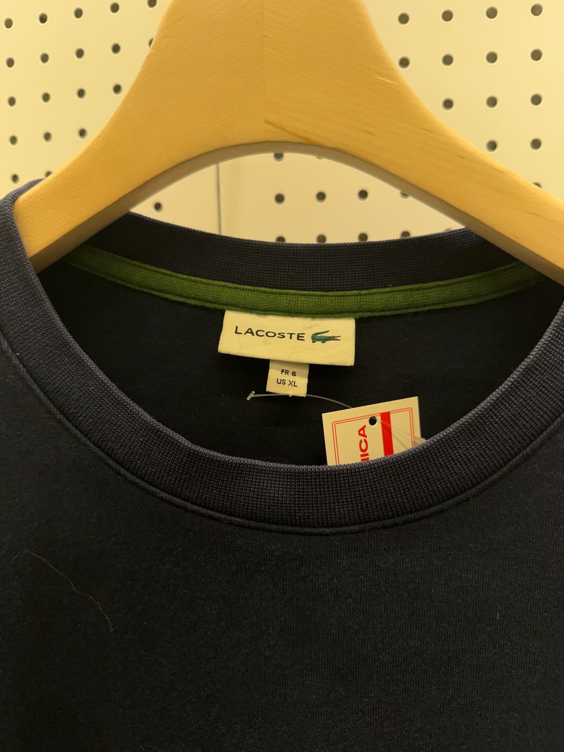 라코스테 빅 크록 로고 맨투맨 네이비 U835 상품이미지5