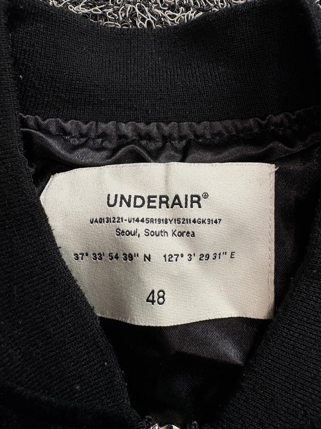 언더에어 두루미 자수 벨벳 스카쟌 3746 상품이미지4