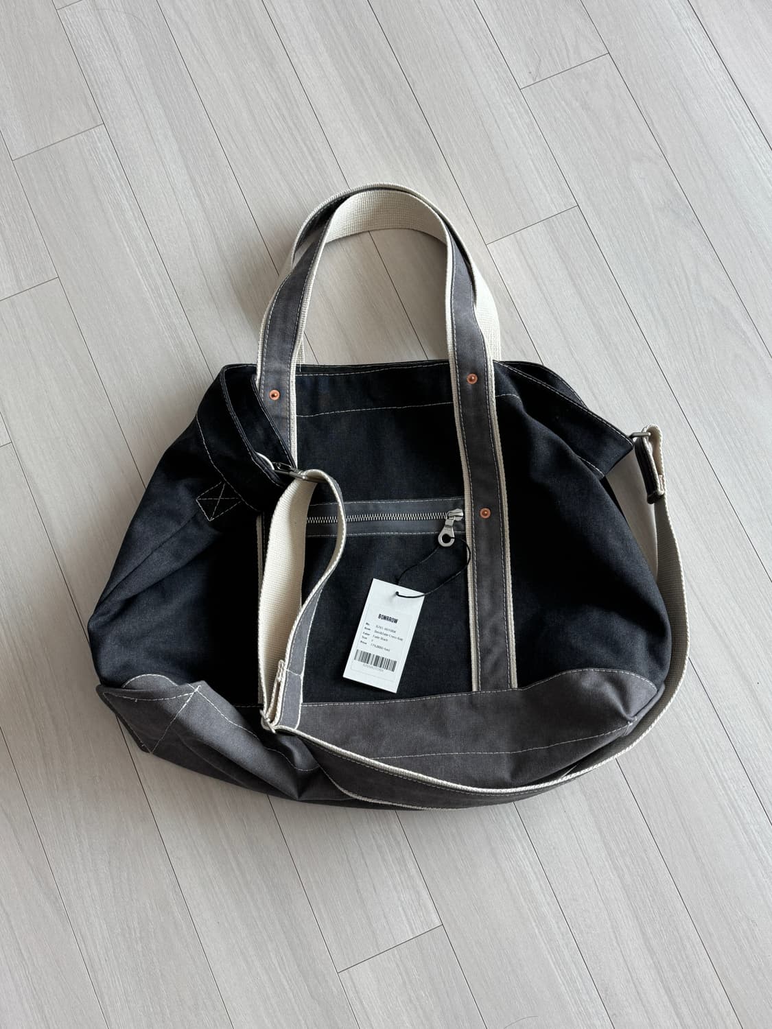 본로우 본앤토트 크로스백 - 블랙 상품이미지1