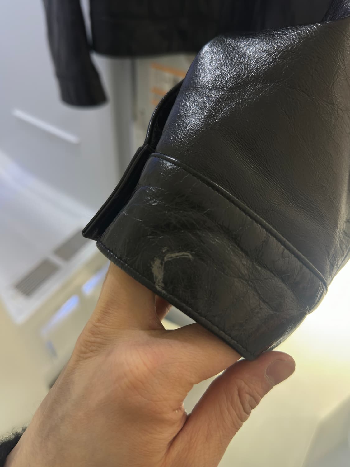 세비지 레더 트러커 자켓 XL 사이즈 상품이미지6