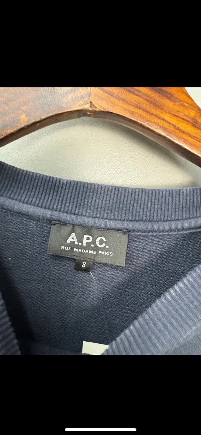 아페쎄 루마담자수로고 맨투맨 H1497 상품이미지5