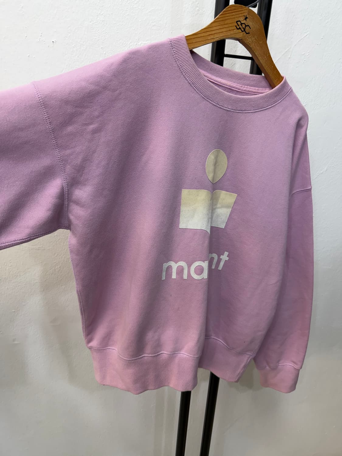 정품) 이자벨마랑 루즈핏 로고 맨투맨 38 상품이미지2