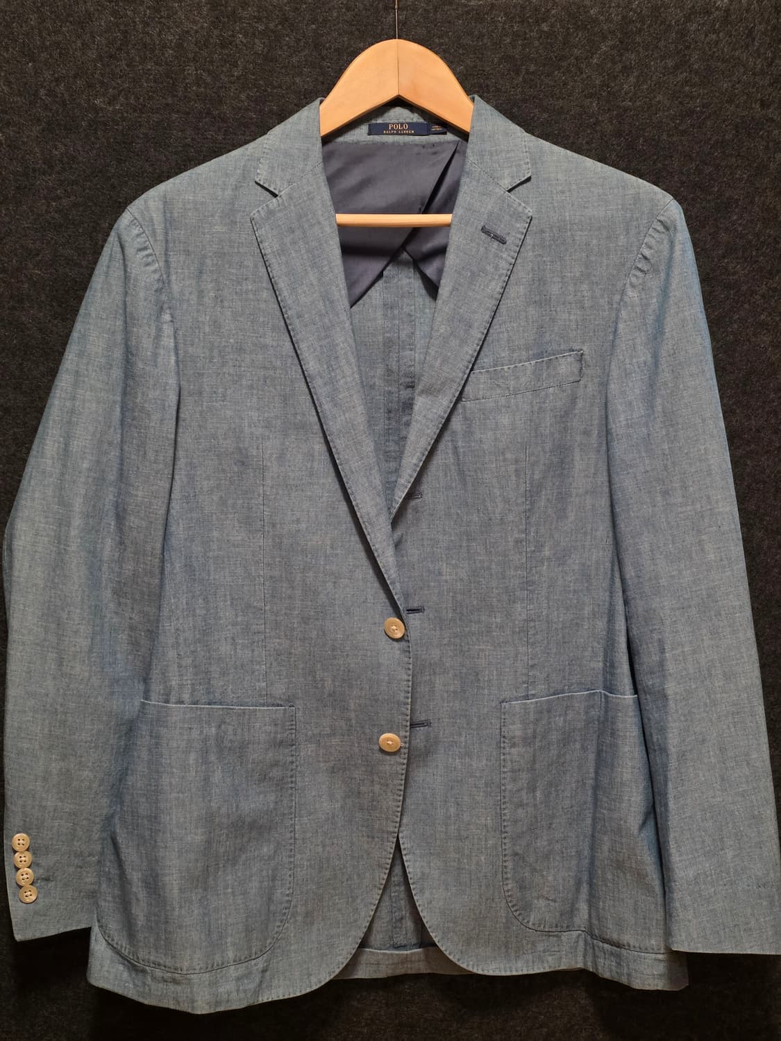 폴로 랄프로렌 샴브레이 스포츠 코트 블레이저 상품이미지1