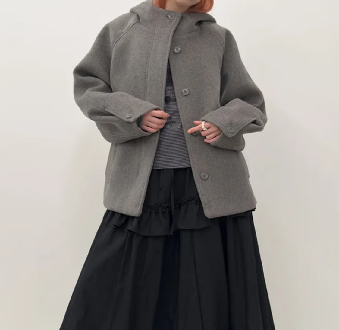 타입서비스 하프코트 그레이 gray 상품이미지3