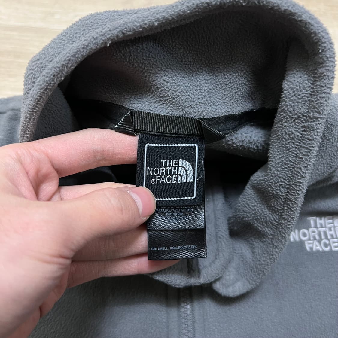 노스페이스 클래식 베이직 후리스 플리스 집업자켓 [그레이] S/90 상품이미지5