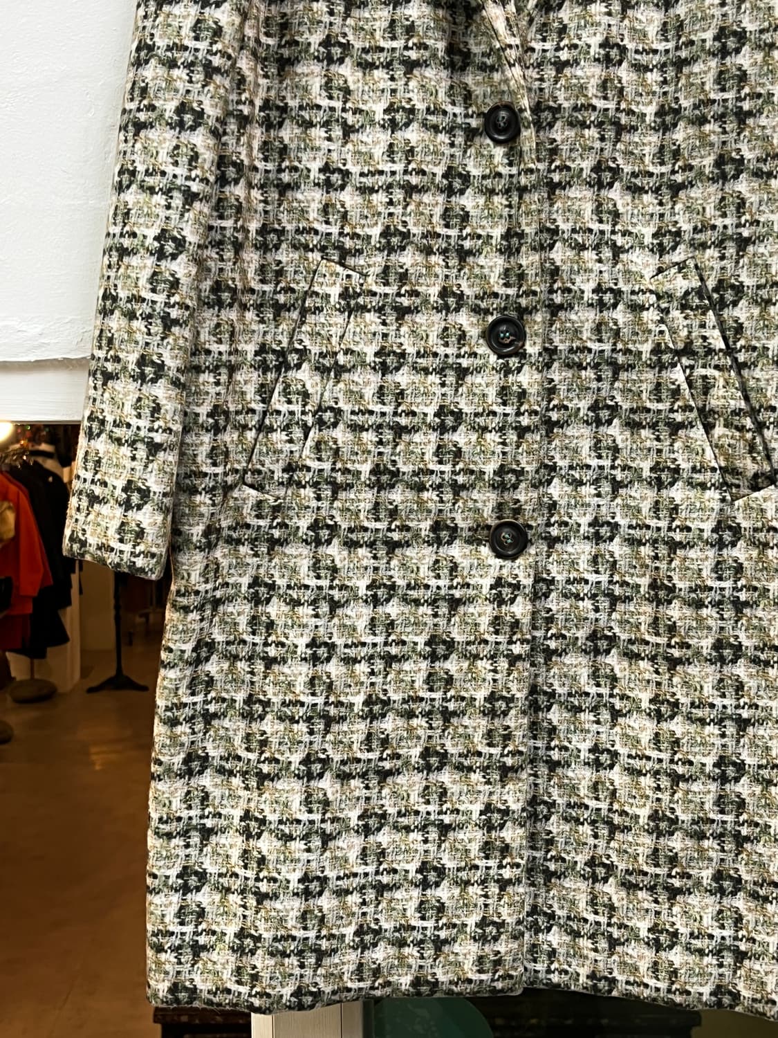 Project 217 ITALY MADE 폴리 혼방 코트 40 상품이미지4