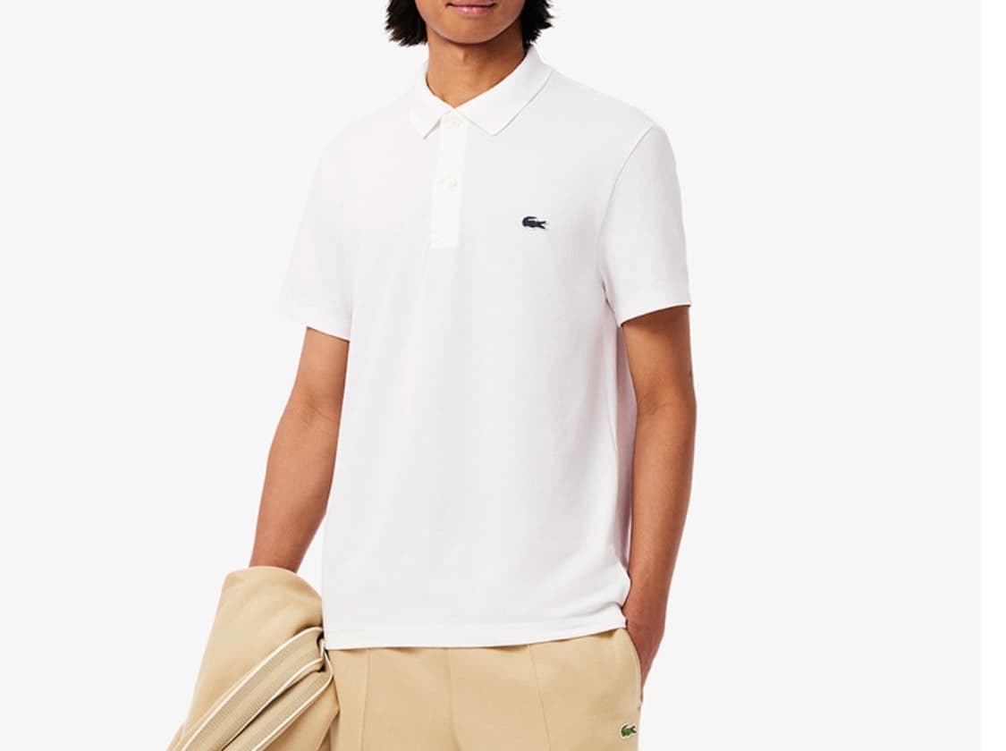 (XL) 라코스테 클래식핏 PK 반팔티 화이트 상품이미지7