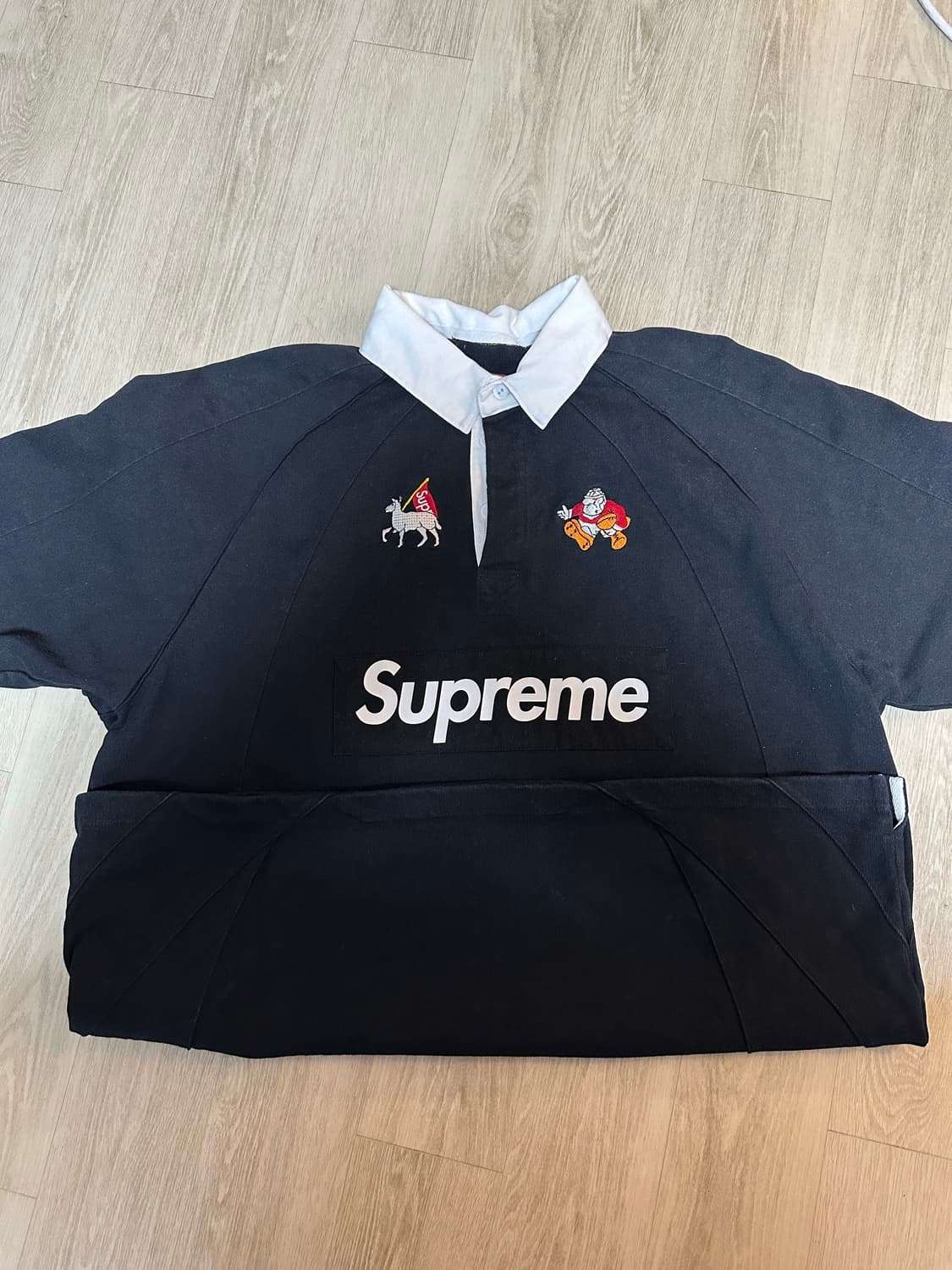 (XL)슈프림 숏슬리브 블랙 24SS 상품이미지2