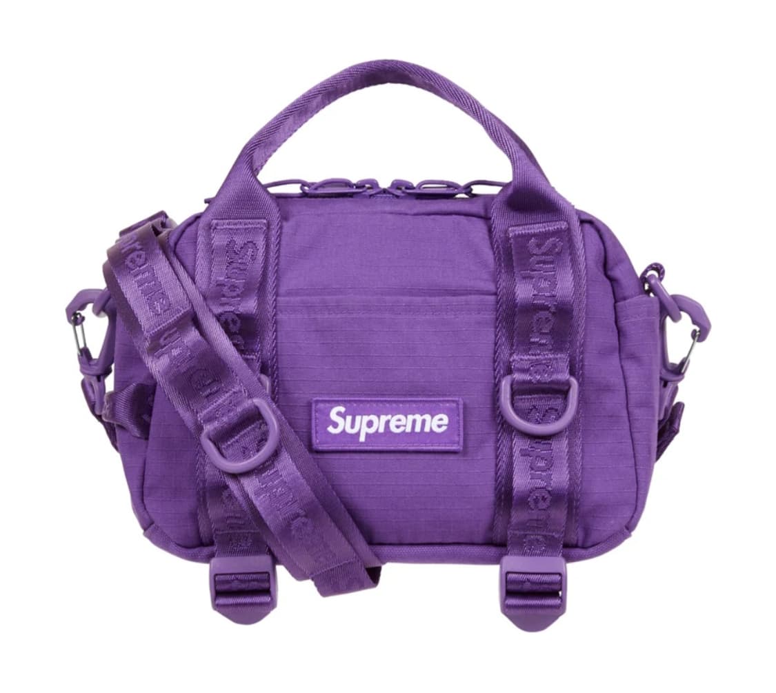 슈프림 미니 더플백 퍼플 상품이미지4