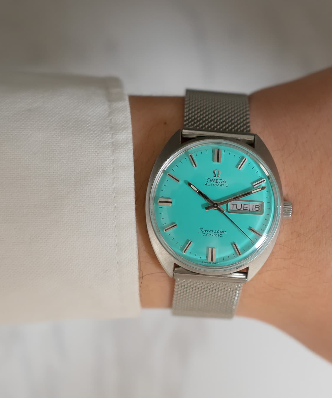 오메가 씨마스터 코스믹 티파니블루 오토매틱 빈티지 시계 상품이미지1