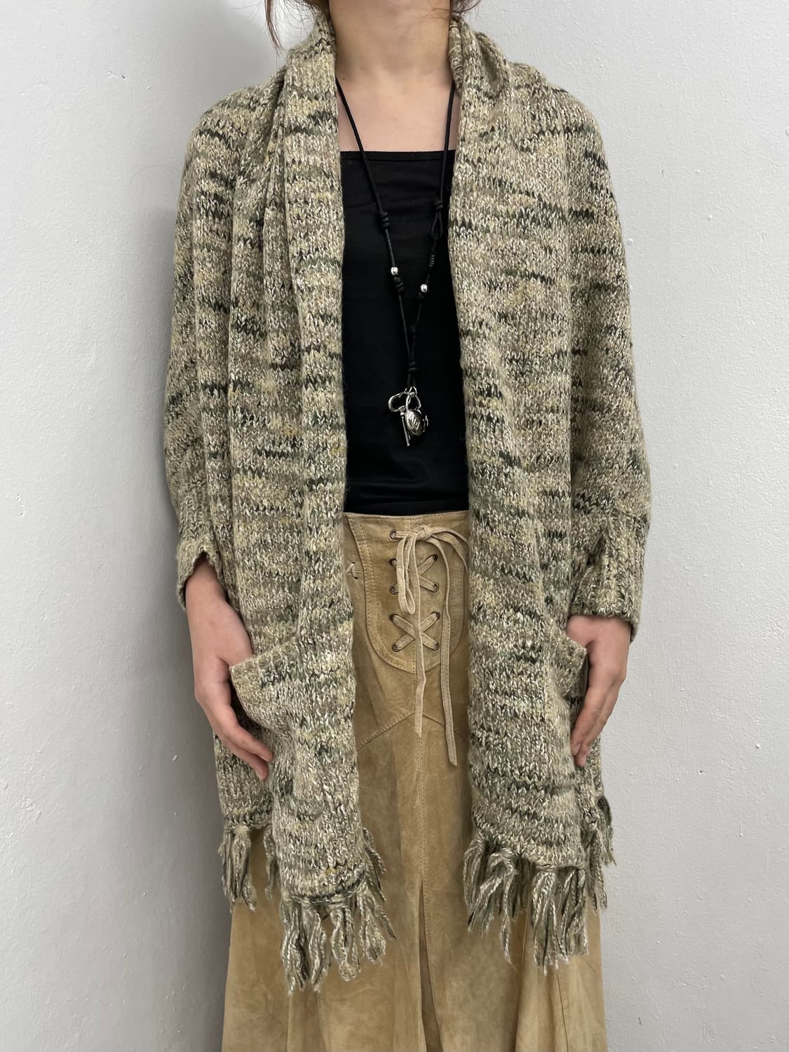 에스닉 볼레로 수술 가디건  상품이미지6