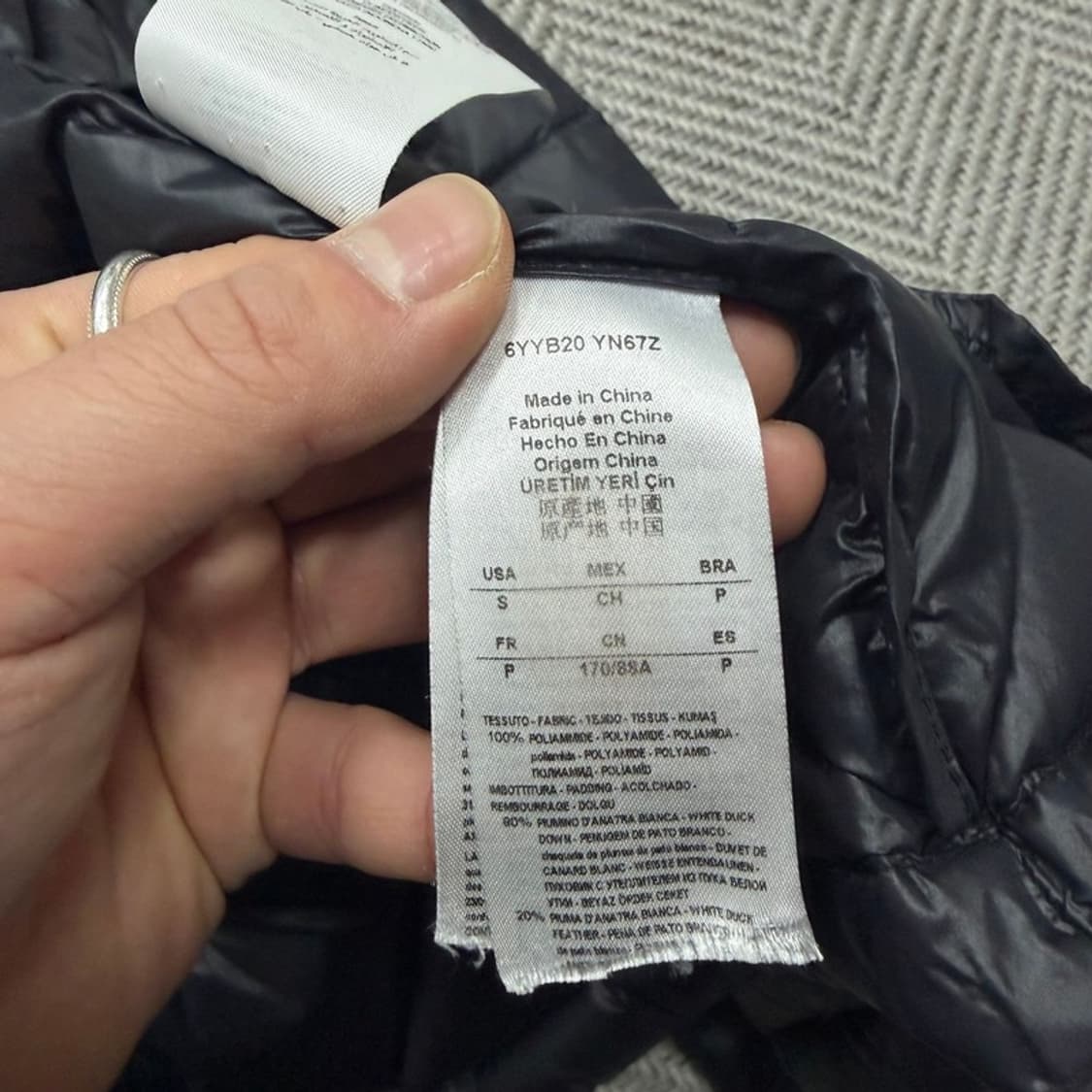 아르마니 익스체인지 벨티드 라이트 패딩 v1898 상품이미지9