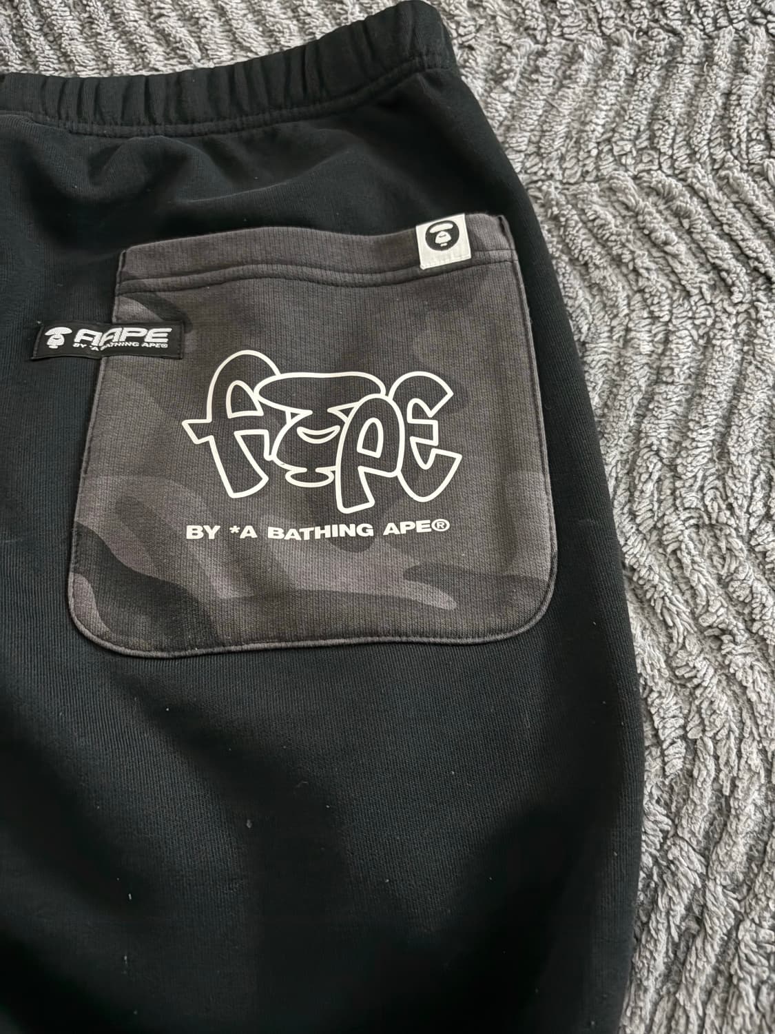 베이프 에이프 스웨트 쇼츠 2xl 상품이미지2