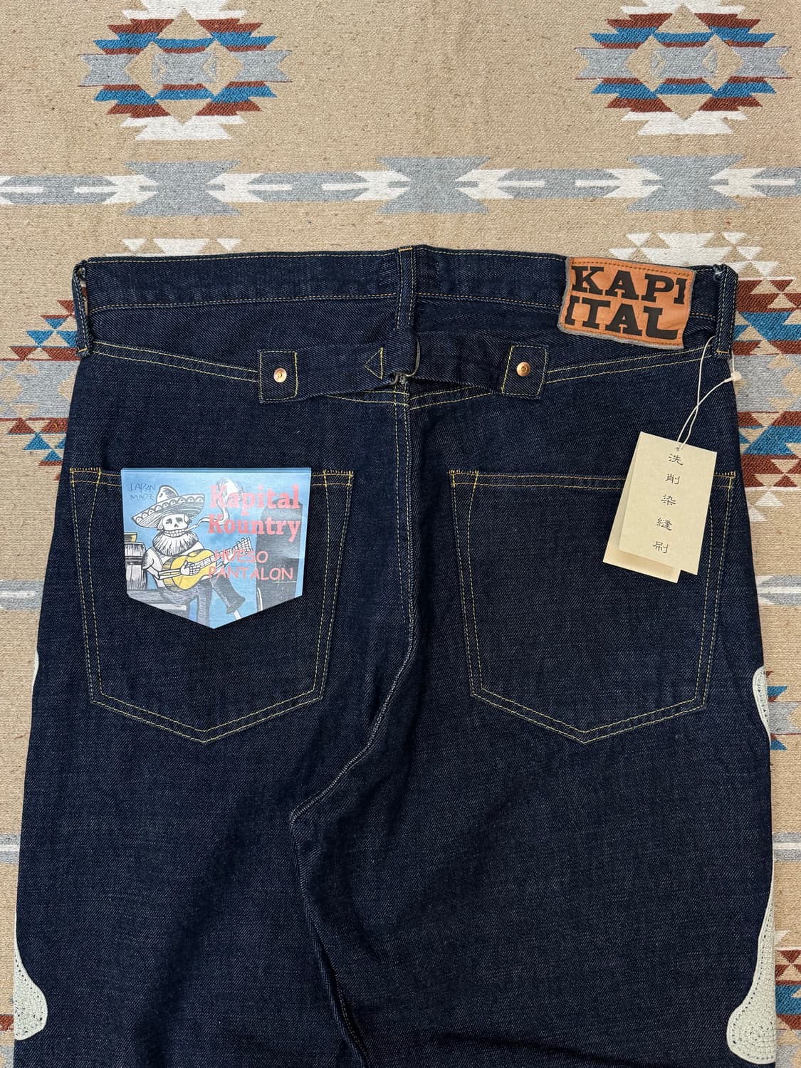 [32] 캐피탈 12.5온즈 데님 멕시칸 턱시도 5P 오카길리 팬츠 상품이미지4