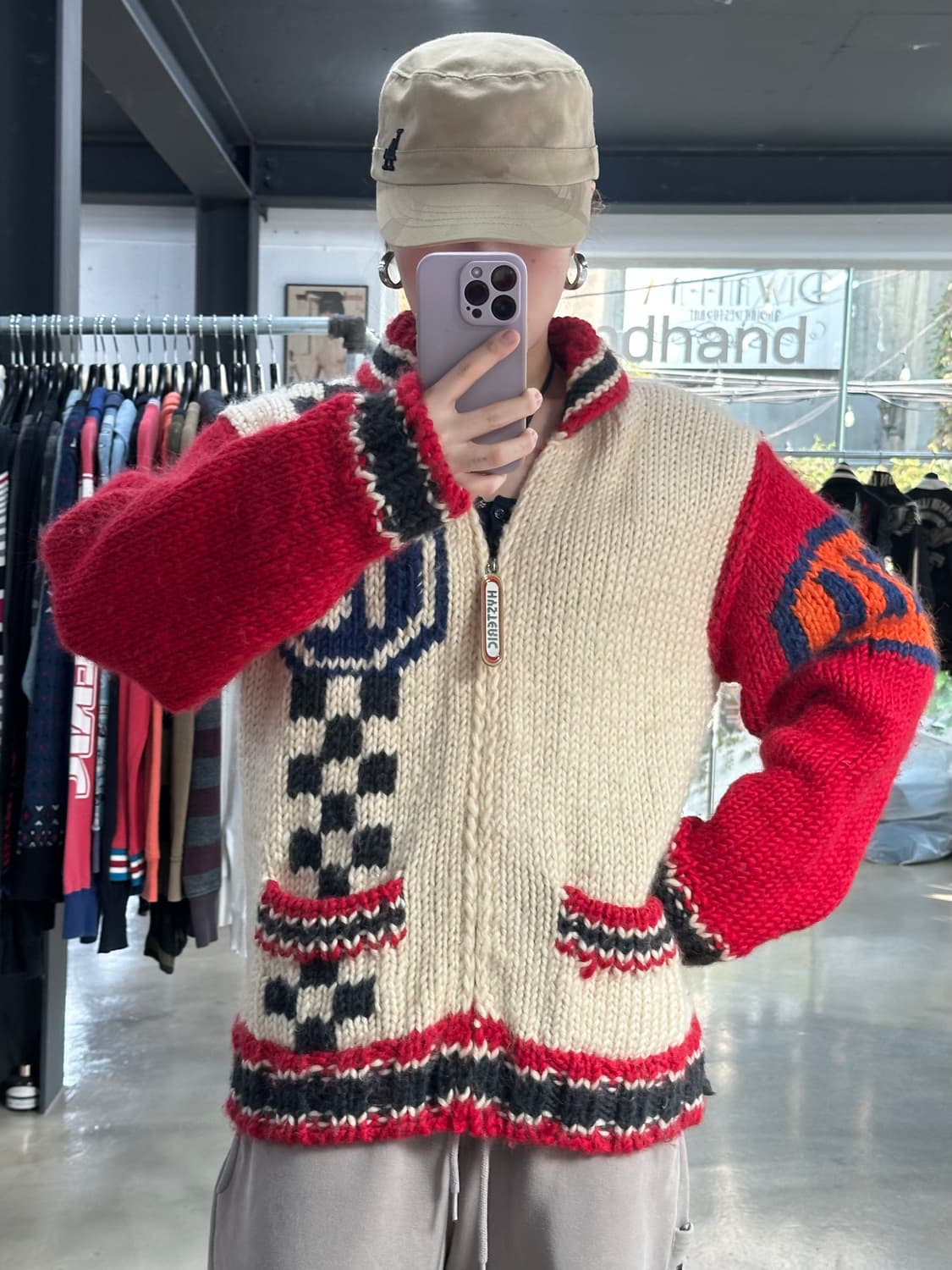 히스테릭글래머 HYS 넘버링 코위찬집업 상품이미지4