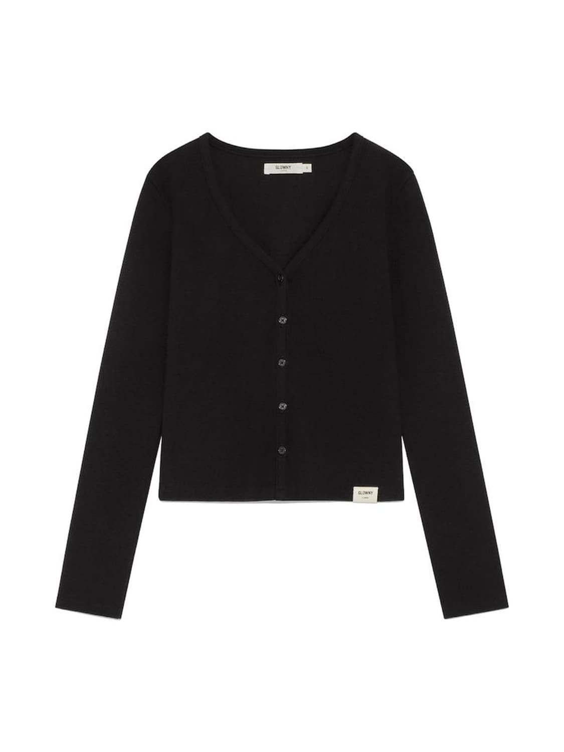 G CLASSIC V-NECK CARDIGAN (BLACK) 상품이미지1