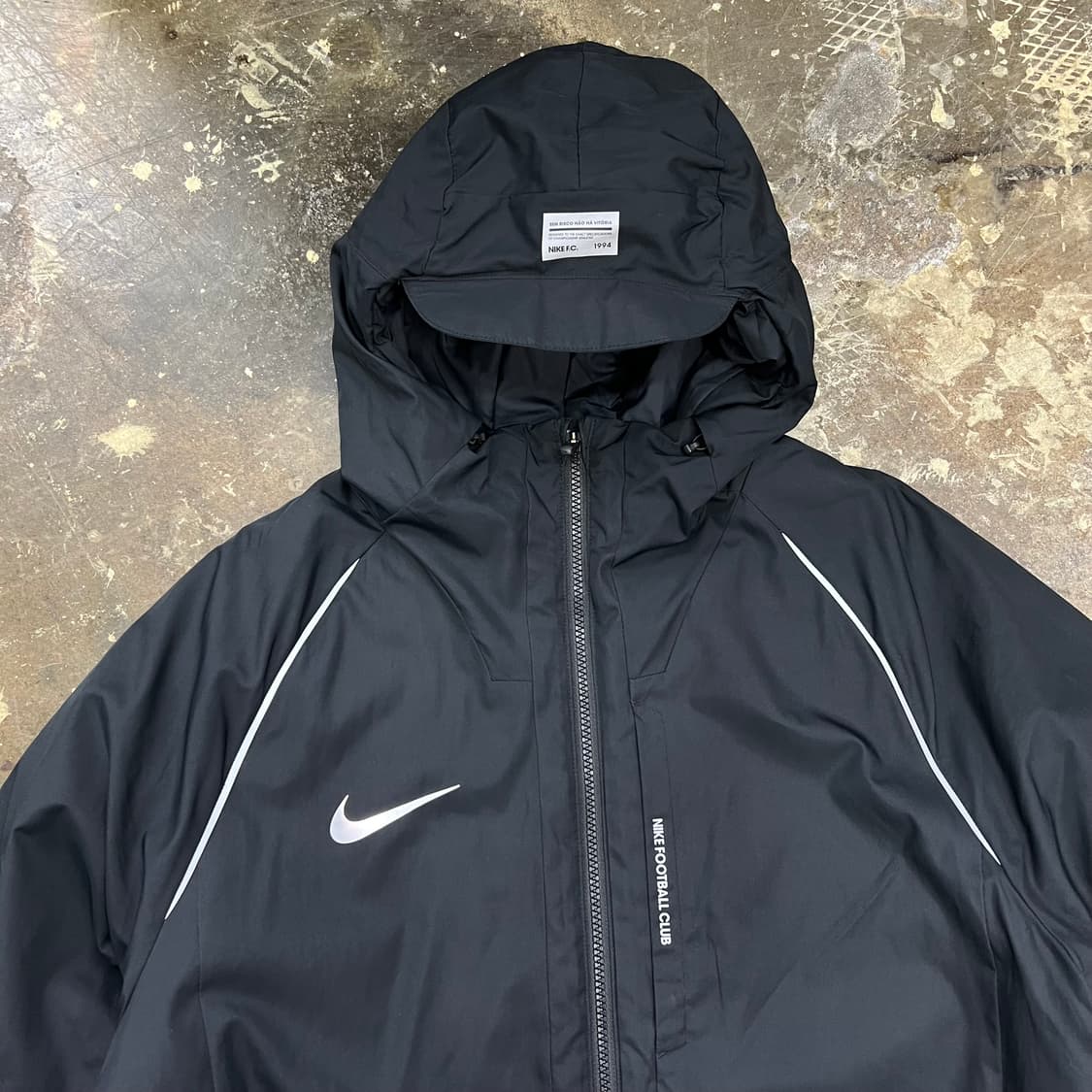 XXL) 나이키 빅스우시 로고 후드 패딩 필드자켓 점퍼 벤치파카 상품이미지2