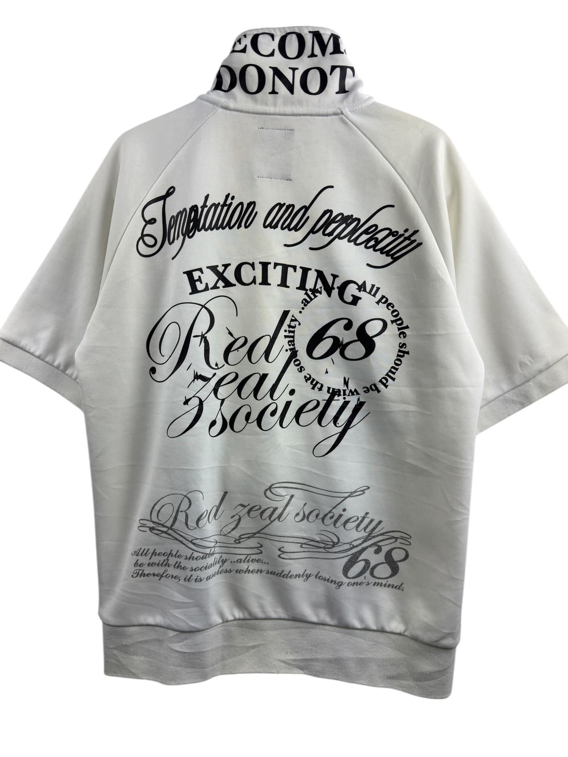 JPN Y2K 레터링 화이트 반팔져지1546 상품이미지1