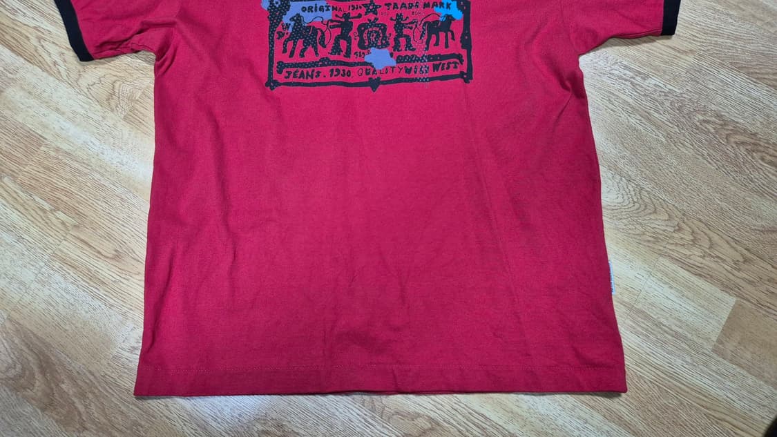 COWBOY PICTOGRAM RINGER TEE_[RED] 상품이미지6