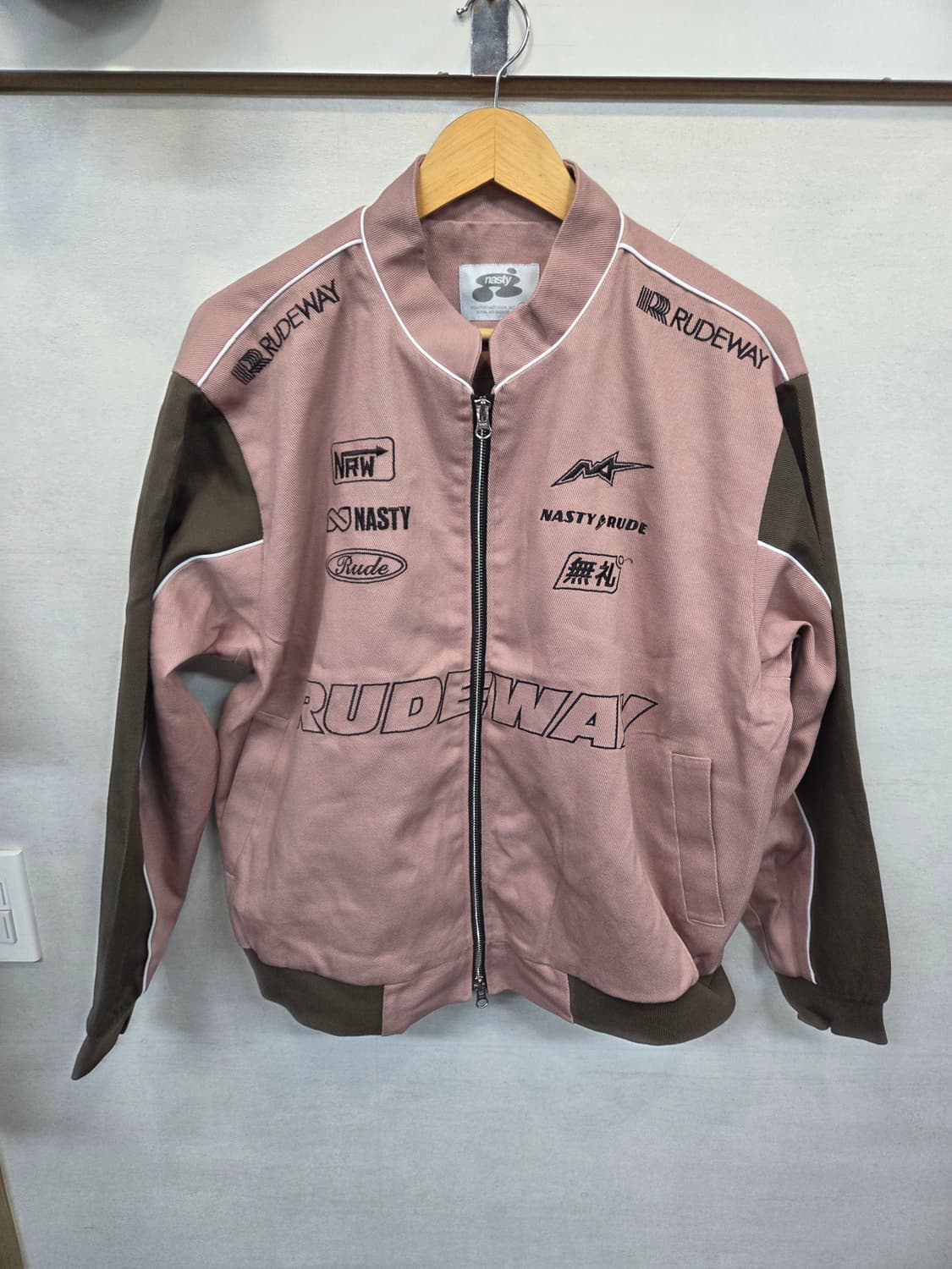 네스티킥 투웨이 요보 레이싱 자켓 인디핑크 m 상품이미지1