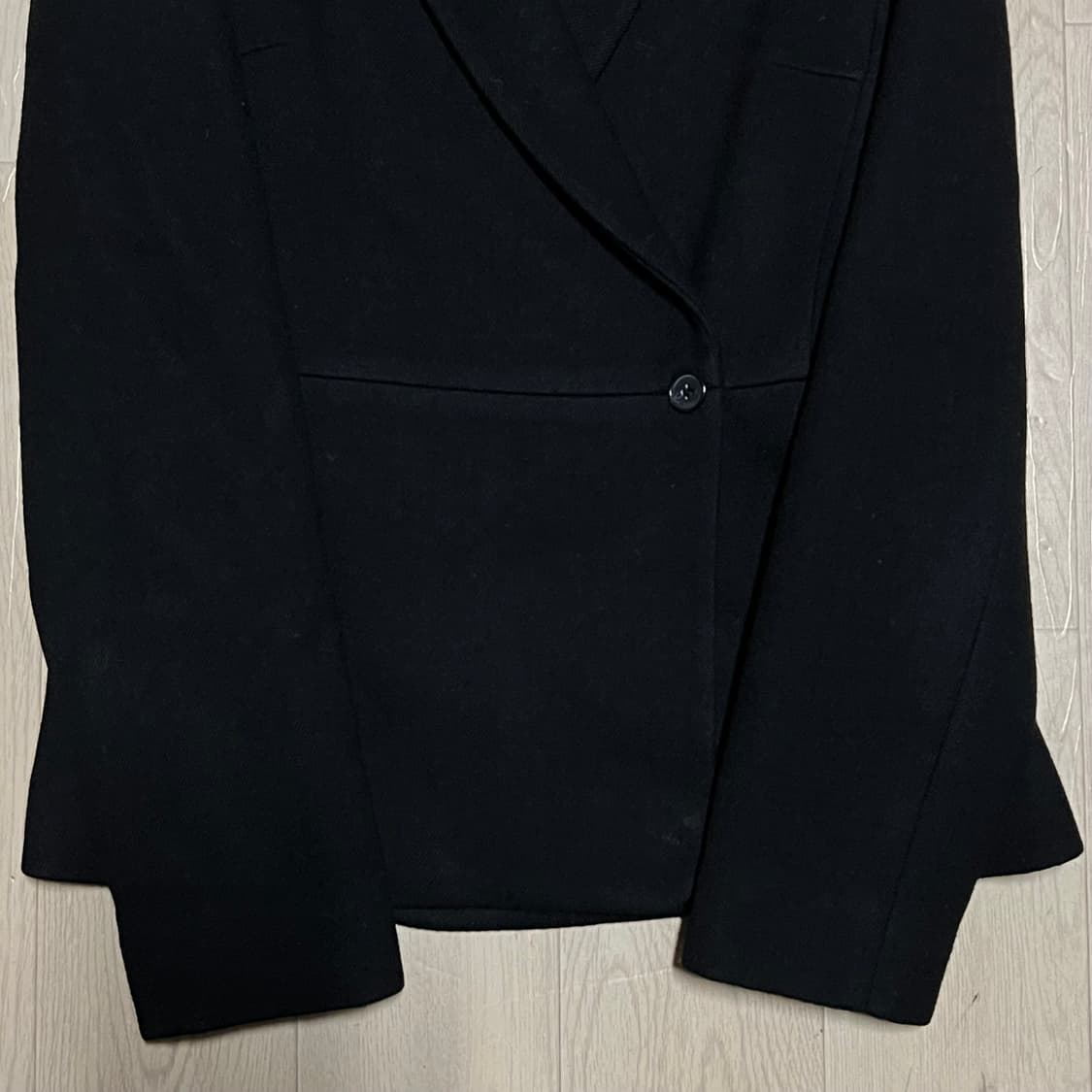발렌시아 여성 모직 더블 블레이저 정장자켓 [블랙] S/90 상품이미지3