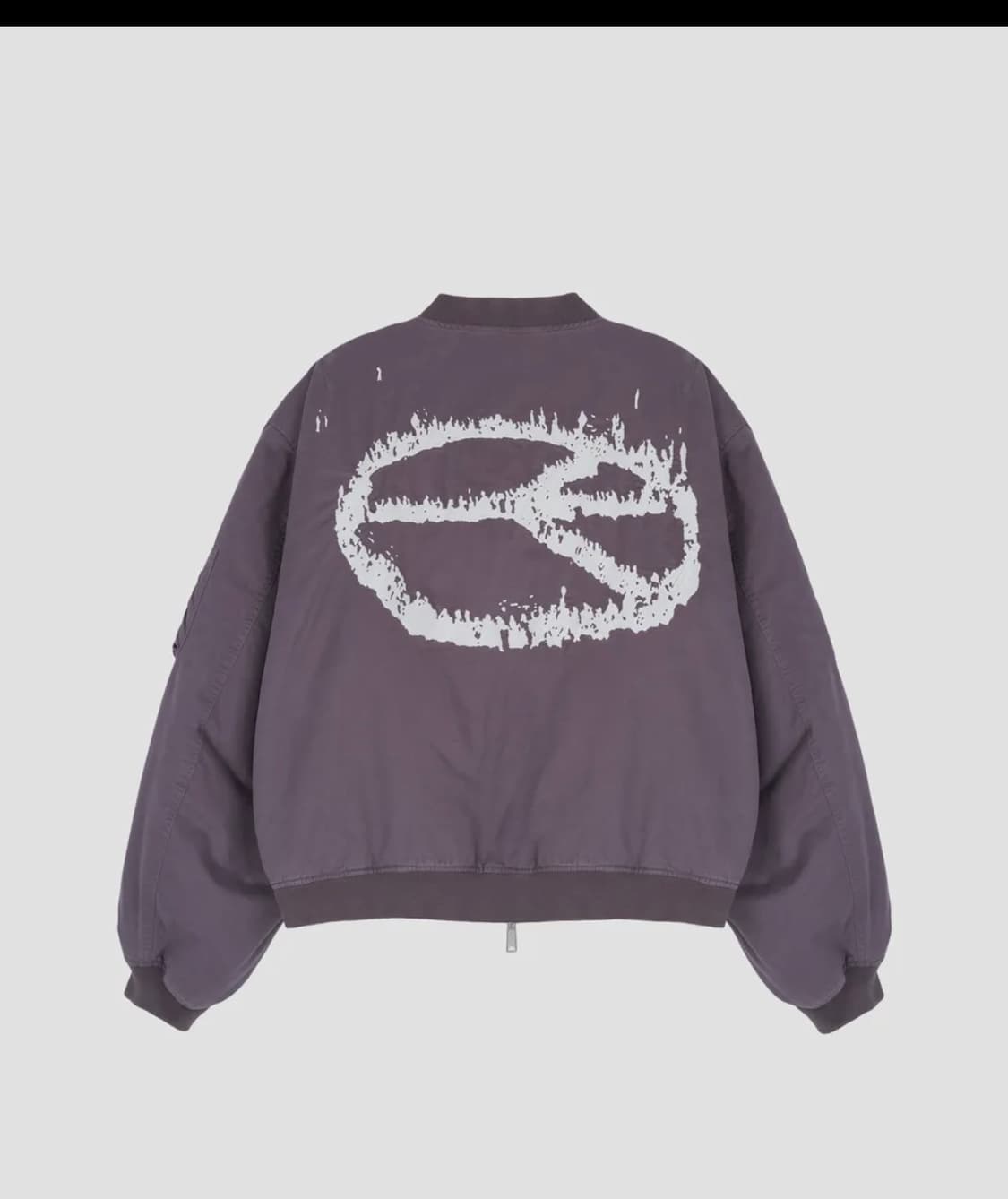 KYSO 피스 심볼 엠에이-원 워시드 빈티지 퍼플 상품이미지2