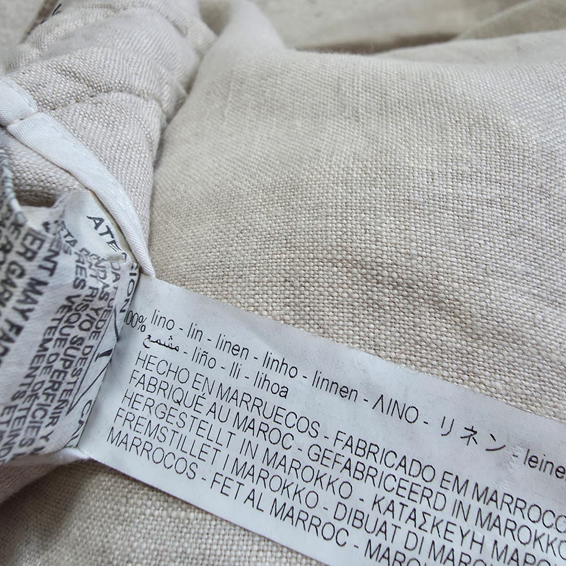 (S)여성 자라 린넨 와이드 팬츠  상품이미지6