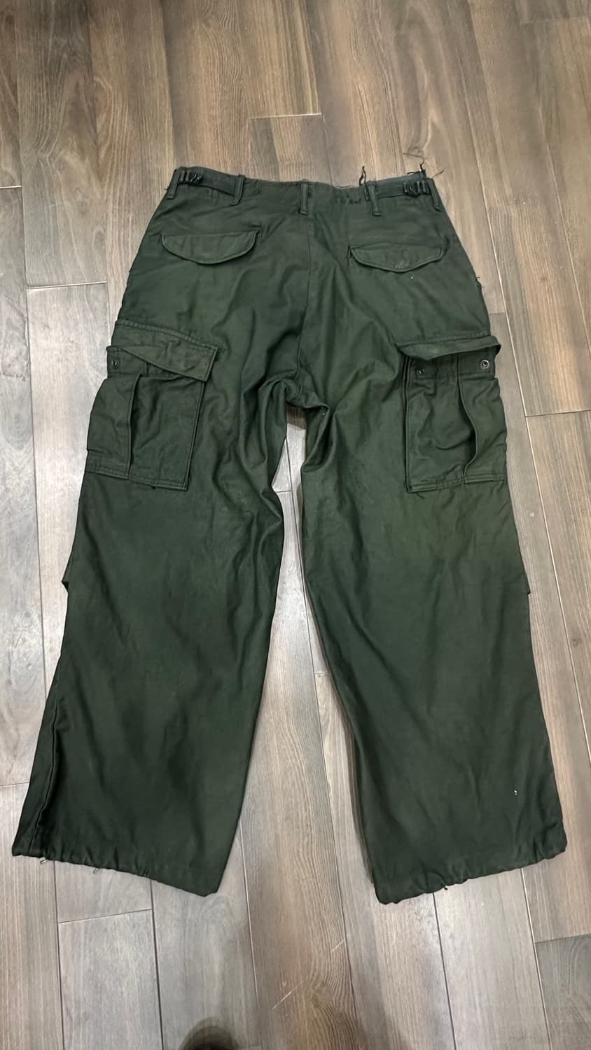 m65 오리지널 팬츠 블랙카키  스몰숏 30사이즈 상품이미지2