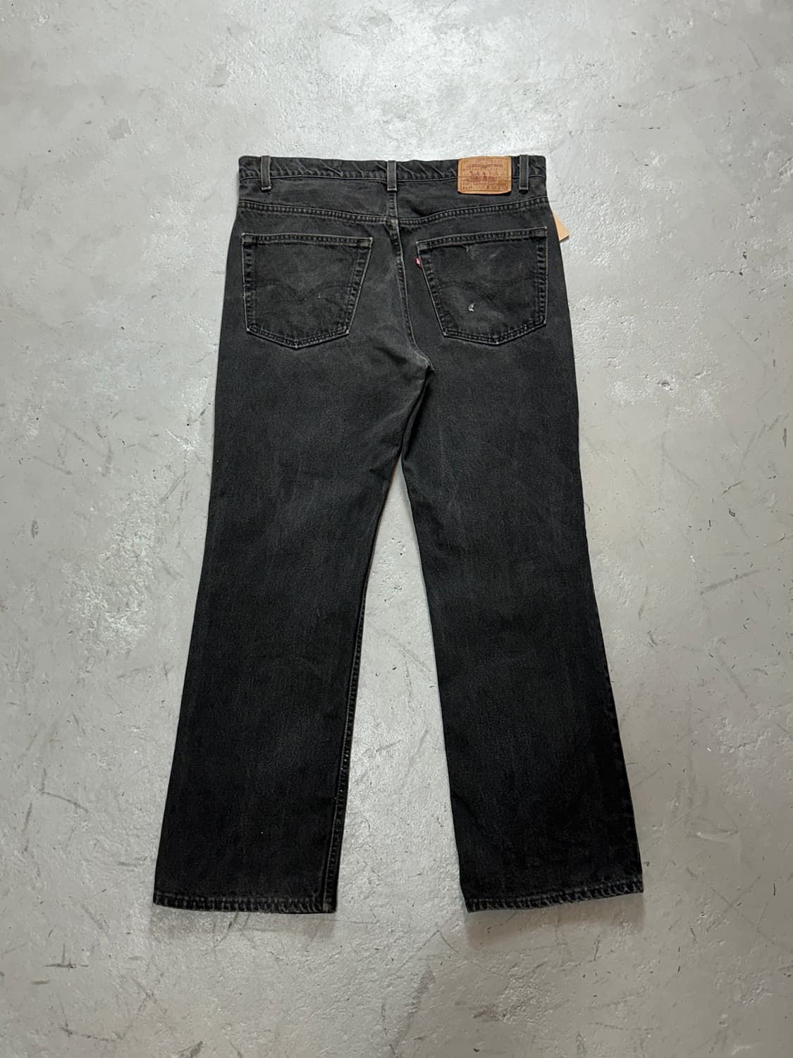 90's USA Made 리바이스 517 블랙 부츠컷 플레어진 상품이미지4