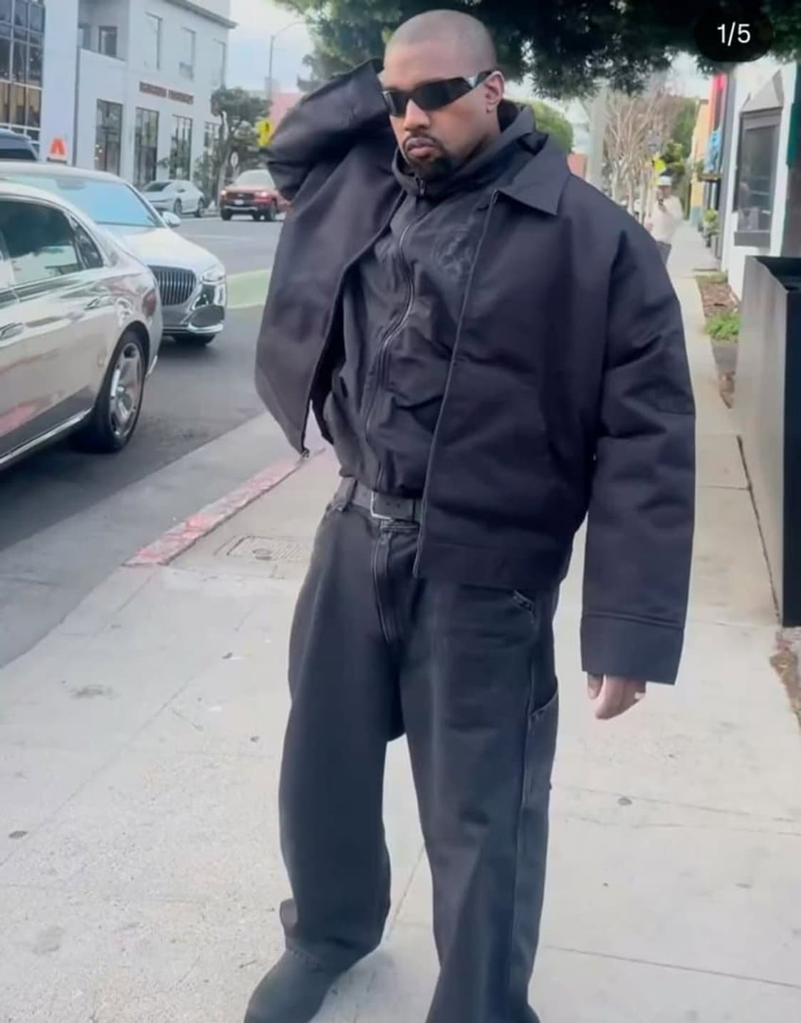 칸예 실버탭 카펜터 데님 상품이미지1