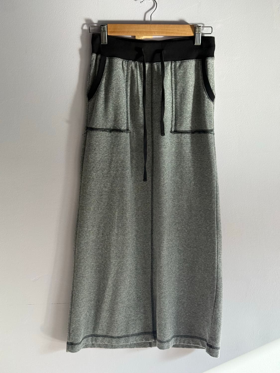일본빈티지 그레이 스웻스커트 상품이미지4