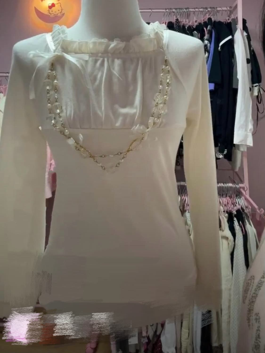 히메갸루/로걀/챰 탑/데드스탁/일본빈티지/갸루/로맨틱/고스로리 상품이미지2