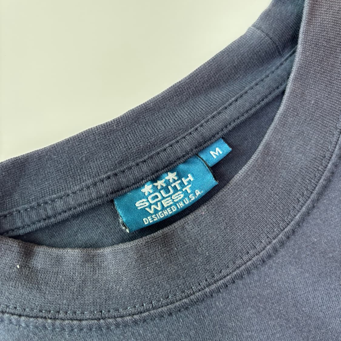 스베리예(SVERIGE) 무스 자수 빈티지 티셔츠 상품이미지3