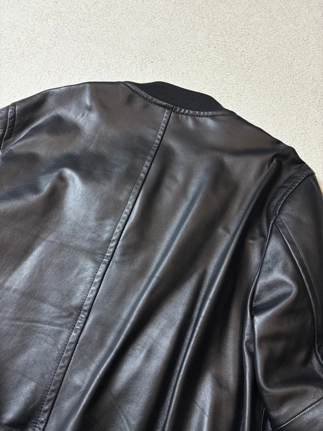 헤스티지 00's MA-1 양가죽 블루종 자켓 PN7989 상품이미지5