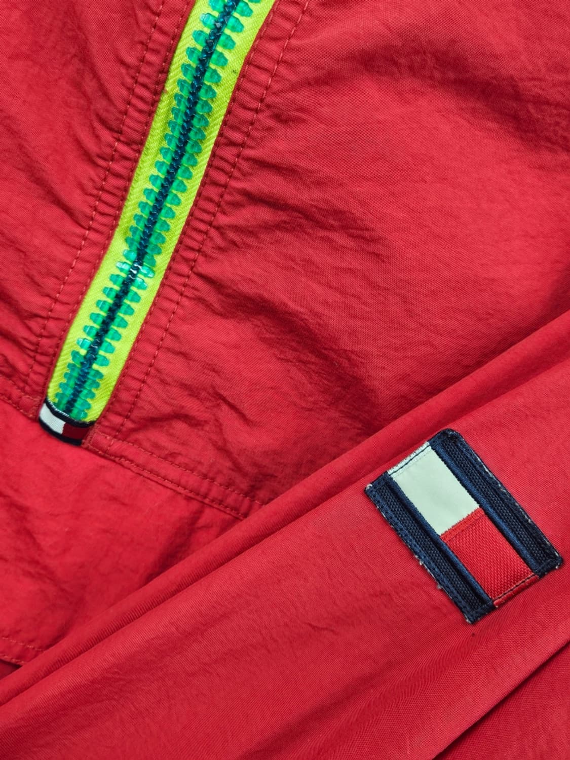 타미힐피거 올드스쿨 아노락 바람막이 웜업 자켓 ( M ) / 11471 상품이미지5