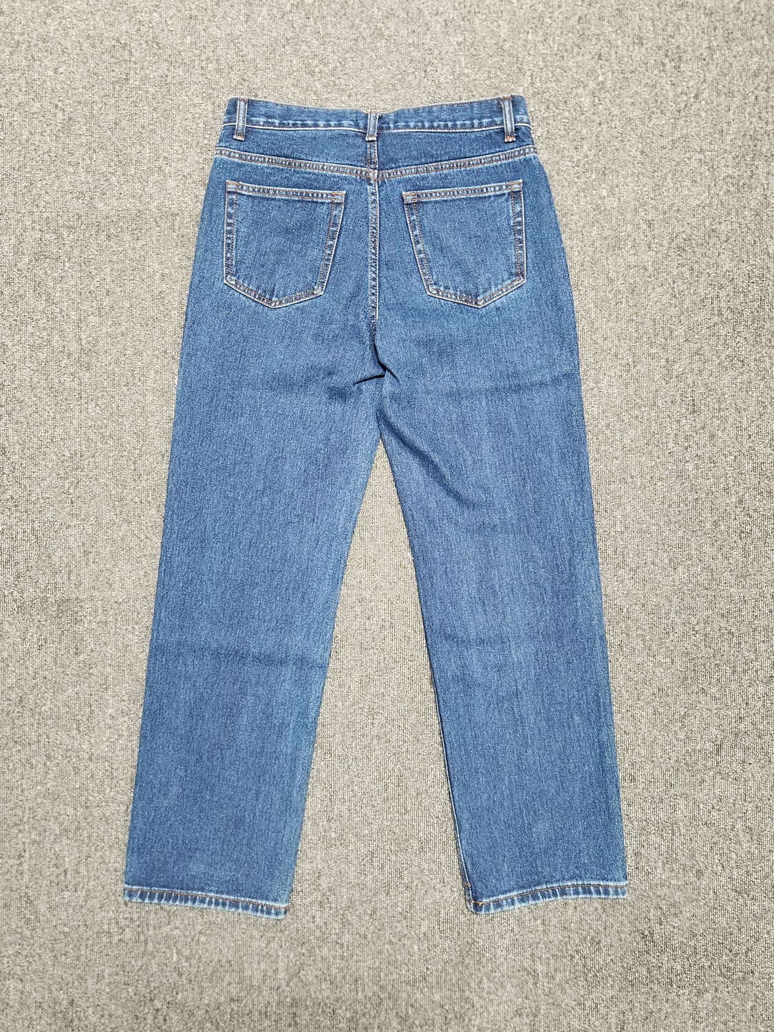 무신사 스탠다드 스트레이트 데님 팬츠 미디엄 인디고 상품이미지3