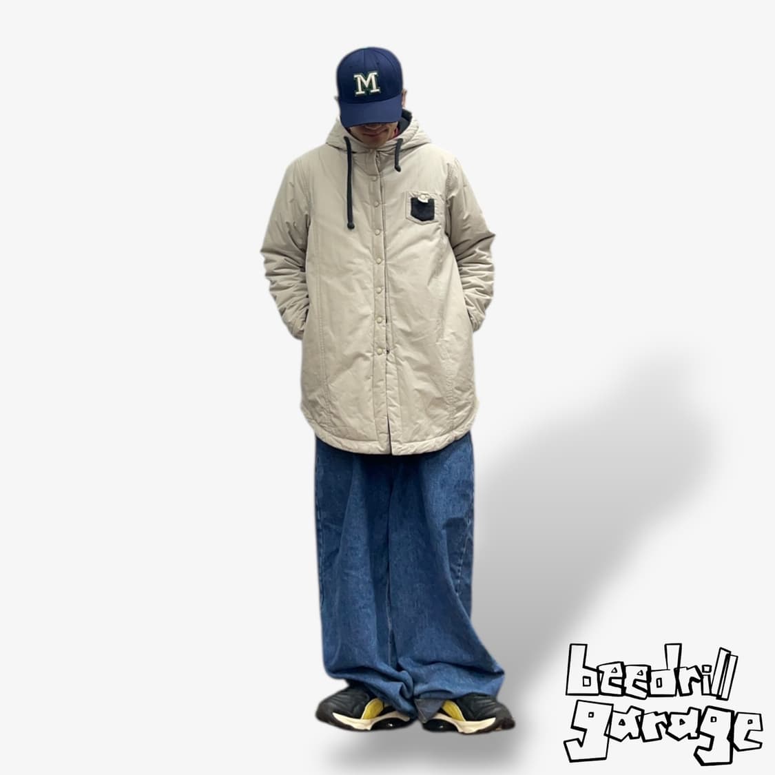 빈티지 포켓 디테일 후드 점퍼 상품이미지1