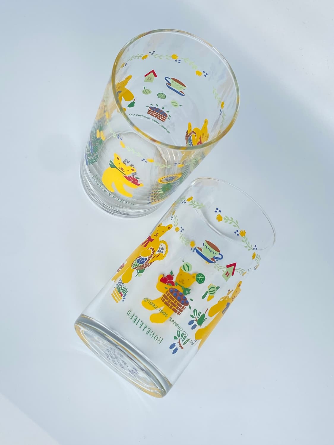 95‘s 빈티지 산리오 허니필드 유리잔 1p 상품이미지2