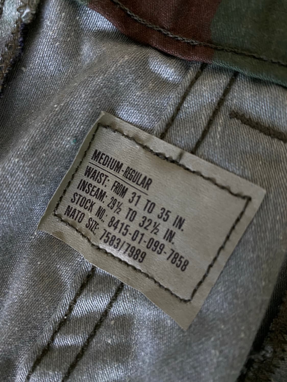 (M/R) 80s 빈티지 M65 우드랜드 팬츠 상품이미지2