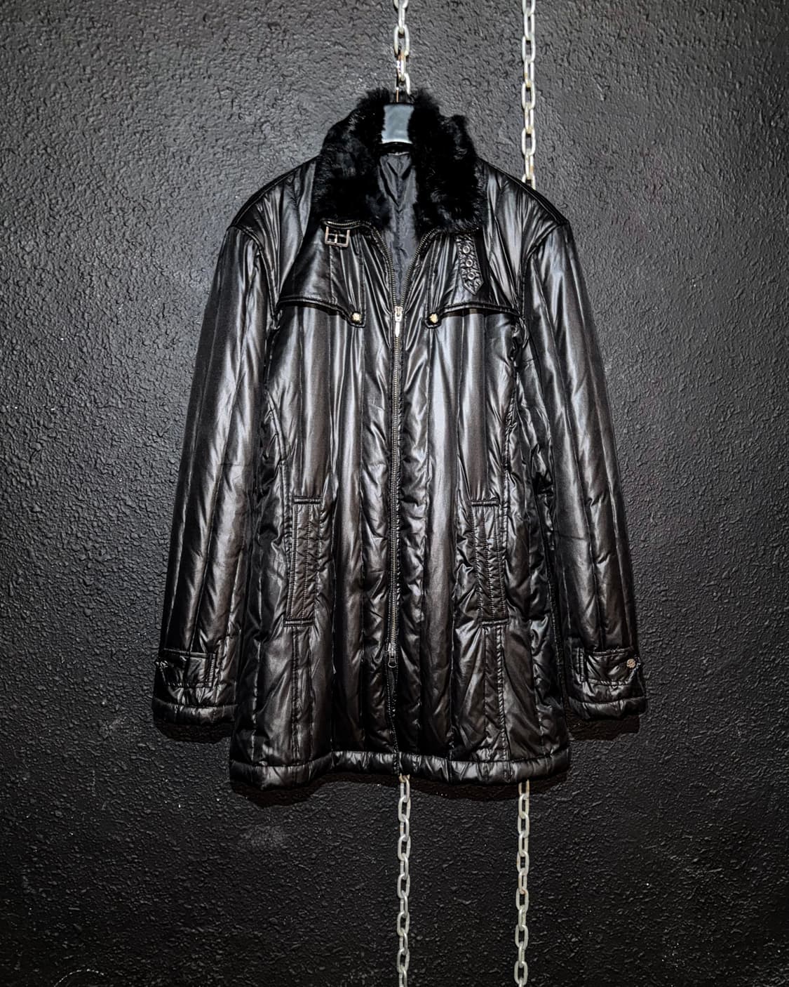 semantic design – Black Quilted Down Jac 상품이미지3