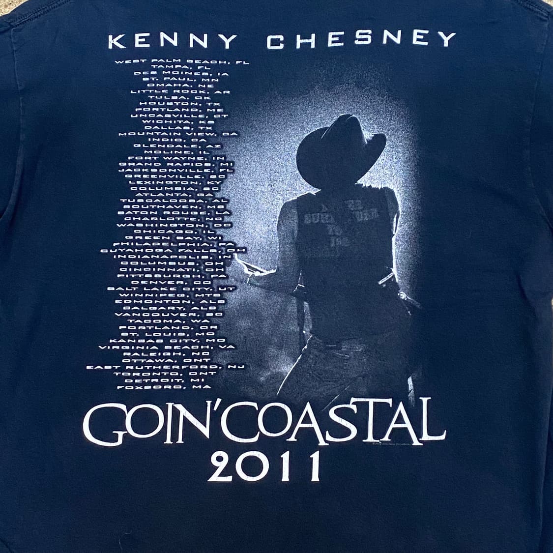 미국 빈티지 케니 체스니 투어티 반팔티 락티셔츠 상품이미지5