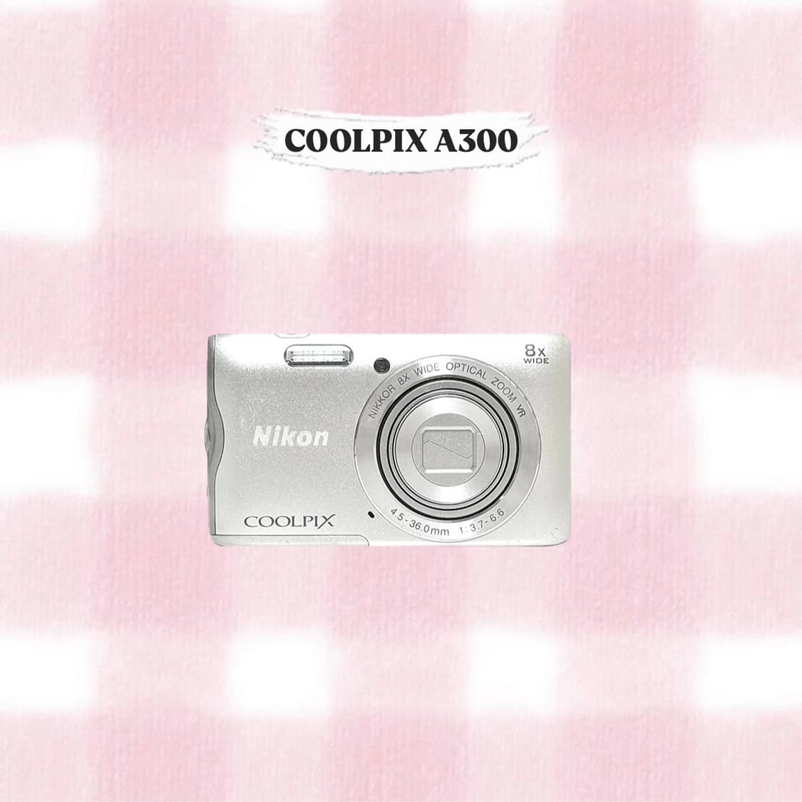 니콘 쿨픽스 A300 (S3700) 실버 빈티지디카 상품이미지1