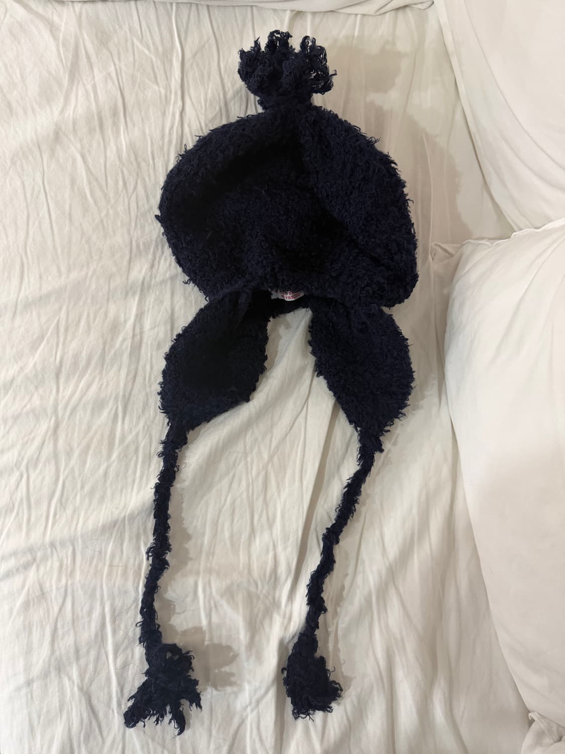 프레클 플러피 니트모자 네이비 상품이미지2