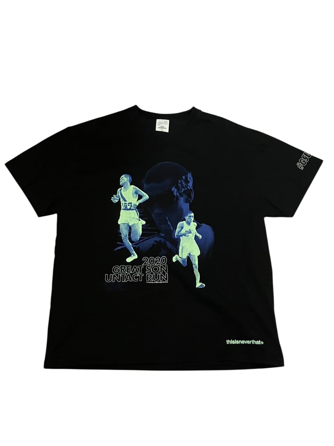 디스이즈네버댓 티셔츠 블랙 L #csz2101 상품이미지3