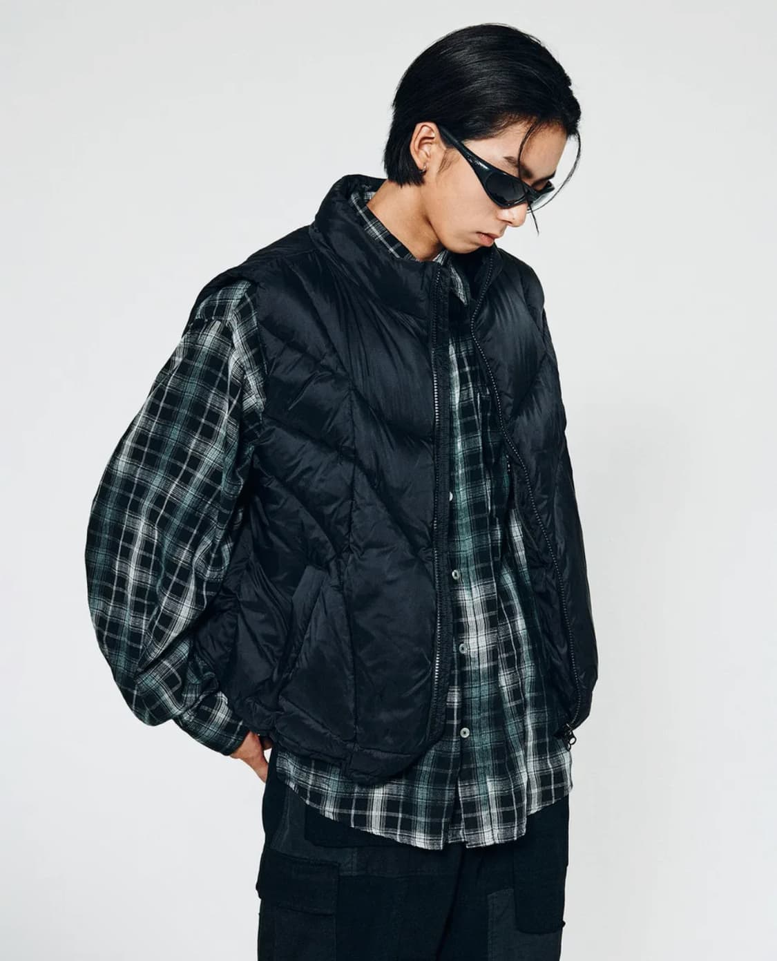 노매뉴얼 덕다운 베스트 패딩 조끼 L 상품이미지3